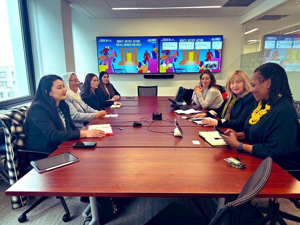 Meets with UN Women on the Margins of CSW70